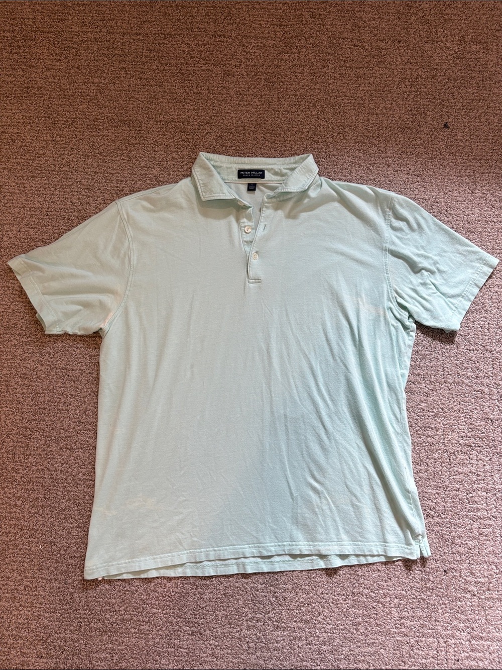 Men's Peter Millar Light Mint Polo Shirt